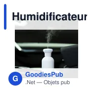 Humidificateur d'air personnalisable avec logo - Humidificateur Paffil - Miniature 3