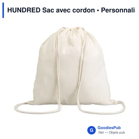 HUNDRED Sac avec cordon