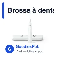 Brosse à dents électrique personnalisable Philips blanche avec logo - HX3673 - Miniature 1