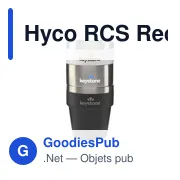 Gobelet personnalisable en acier inoxydable recyclé avec logo - Hyco RCS - Miniature 1