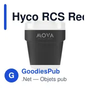 Gobelet personnalisable en acier inoxydable recyclé avec logo - Hyco RCS - Miniature 7