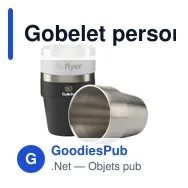 Gobelet personnalisable en acier inoxydable recyclé avec logo - Hyco RCS - Miniature 10