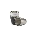 Variante noir - Gobelet personnalisable en acier inoxydable recyclé avec logo - Hyco RCS