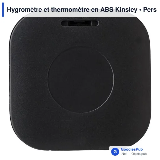 Hygromètre et thermomètre personnalisable avec logo - Kinsley - Image 3