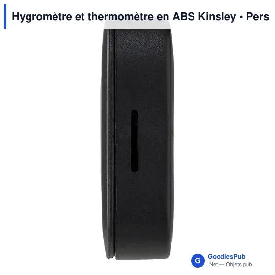 Hygromètre et thermomètre personnalisable avec logo - Kinsley - Image 4