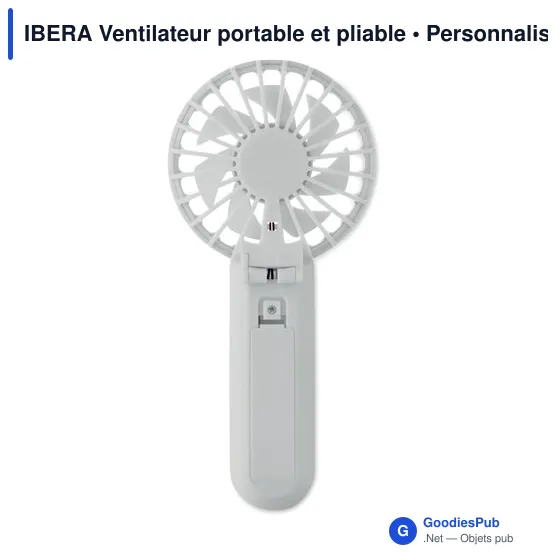 Ventilateur portable personnalisable IBERA avec logo - Image 2