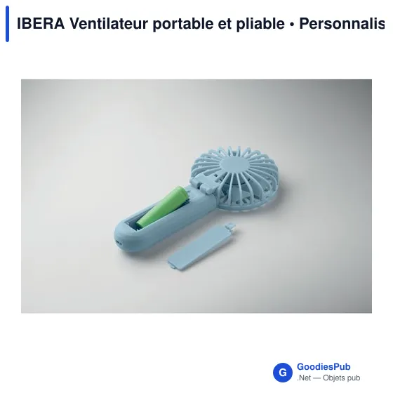 Ventilateur portable personnalisable IBERA avec logo - Image 11