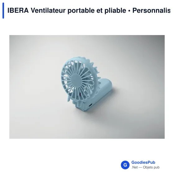Ventilateur portable personnalisable IBERA avec logo - Image 12