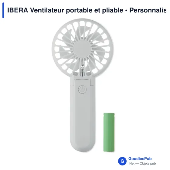 Ventilateur portable personnalisable IBERA avec logo - Image 6