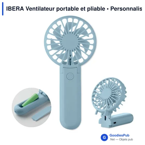 Ventilateur portable personnalisable IBERA avec logo - Image 7