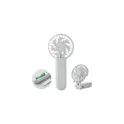 Variante blanc - Ventilateur portable personnalisable IBERA avec logo