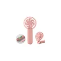 Variante rose bébé - Ventilateur portable personnalisable IBERA avec logo