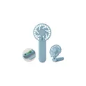 Variante bleu bébé - Ventilateur portable personnalisable IBERA avec logo
