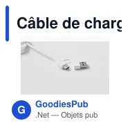 Câble de chargement 2 en 1 personnalisable avec logo - ICAB - Miniature 3