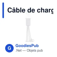 Câble de chargement 2 en 1 personnalisable avec logo - ICAB - Miniature 4