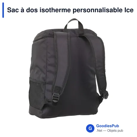 Sac à dos isotherme personnalisable Ice Cool GRS RPET avec logo