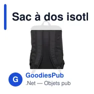 Sac à dos isotherme personnalisable Ice Cool GRS RPET avec logo - Miniature 2
