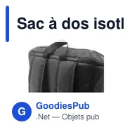 Sac à dos isotherme personnalisable Ice Cool GRS RPET avec logo - Miniature 5