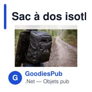 Sac à dos isotherme personnalisable Ice Cool GRS RPET avec logo - Miniature 6