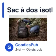 Sac à dos isotherme personnalisable Ice Cool GRS RPET avec logo - Miniature 7