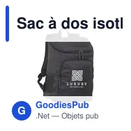 Sac à dos isotherme personnalisable Ice Cool GRS RPET avec logo - Miniature 9