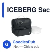 Sac isotherme personnalisable avec logo - RPET 600D - Miniature 1