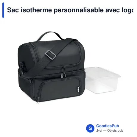 Sac isotherme personnalisable avec logo - RPET 600D