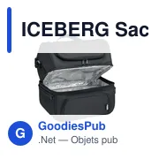 Sac isotherme personnalisable avec logo - RPET 600D - Miniature 2