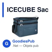 ICECUBE Sac isotherme en RPET - Miniature 1