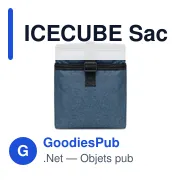 ICECUBE Sac isotherme en RPET - Miniature 6