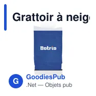 Grattoir à neige personnalisable avec logo - IceGlove - Miniature 1