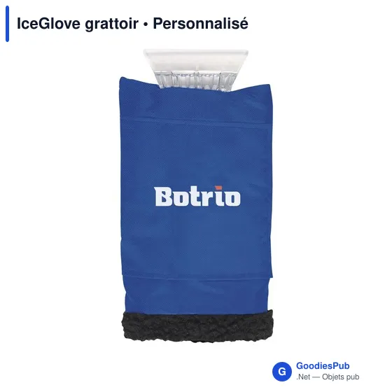 Grattoir à neige personnalisable avec logo - IceGlove - Image 1