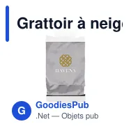 Grattoir à neige personnalisable avec logo - IceGlove - Miniature 3