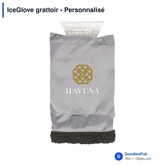 Grattoir à neige personnalisable avec logo - IceGlove - Image 3