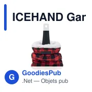 ICEHAND Gant grattoir matelassé - Miniature 2