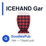 ICEHAND Gant grattoir matelassé - Miniature 3