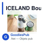 ICELAND Bouteille double paroi 600ml. - Miniature 2