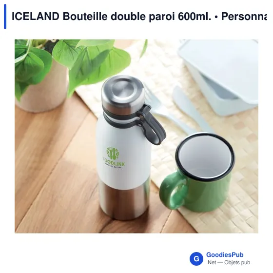 ICELAND Bouteille double paroi 600ml. - Image 2