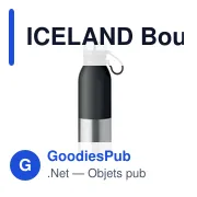 ICELAND Bouteille double paroi 600ml. - Miniature 7