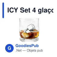 ICY Set 4 glaçons en acier inox - Miniature 4