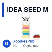 IDEA SEED Marque-pages en papier à plante - Miniature 1