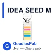 IDEA SEED Marque-pages en papier à plante - Miniature 3