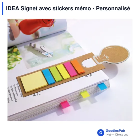 IDEA Signet avec stickers mémo - Image 2