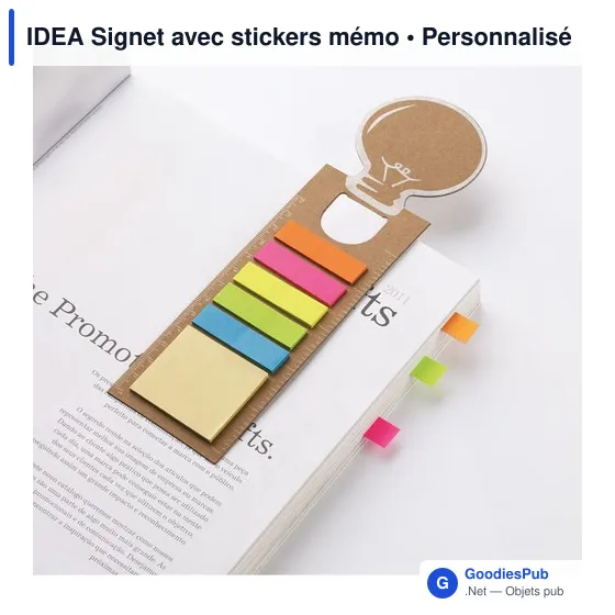 IDEA Signet avec stickers mémo - Image 3