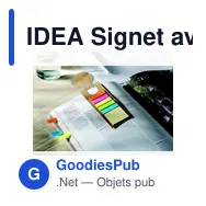 IDEA Signet avec stickers mémo - Miniature 6