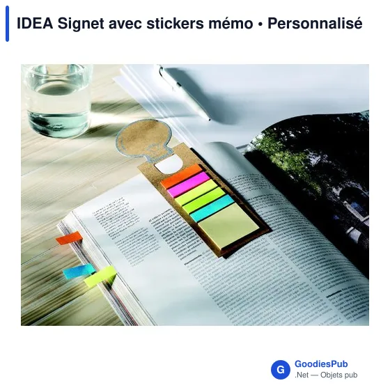 IDEA Signet avec stickers mémo - Image 6