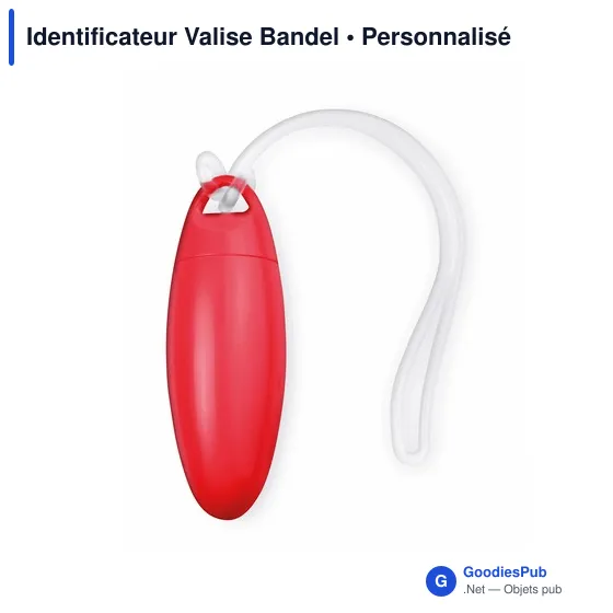 Identificateur de valise personnalisable avec logo pour entreprise - Image 2