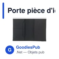 Porte pièce d'identité personnalisable en feutre RPET - Identify GRSavec logo - Miniature 9