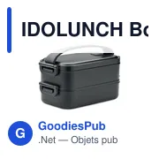 IDOLUNCH Boîte à lunch en PP - Miniature 1