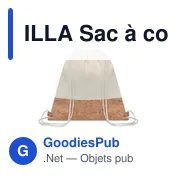 ILLA Sac à cordon avec liège. - Miniature 1